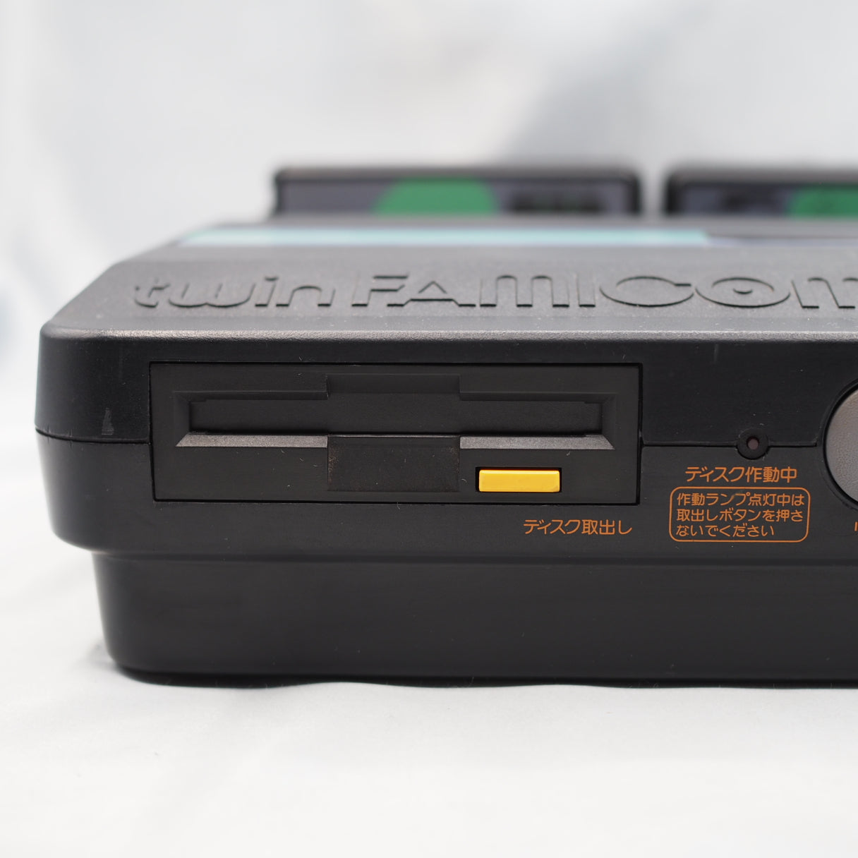 Sharp Twin Famicom Black Console AN505BK [New Rubber Belt replaced] + SUPER MARIO BROS 2 SET