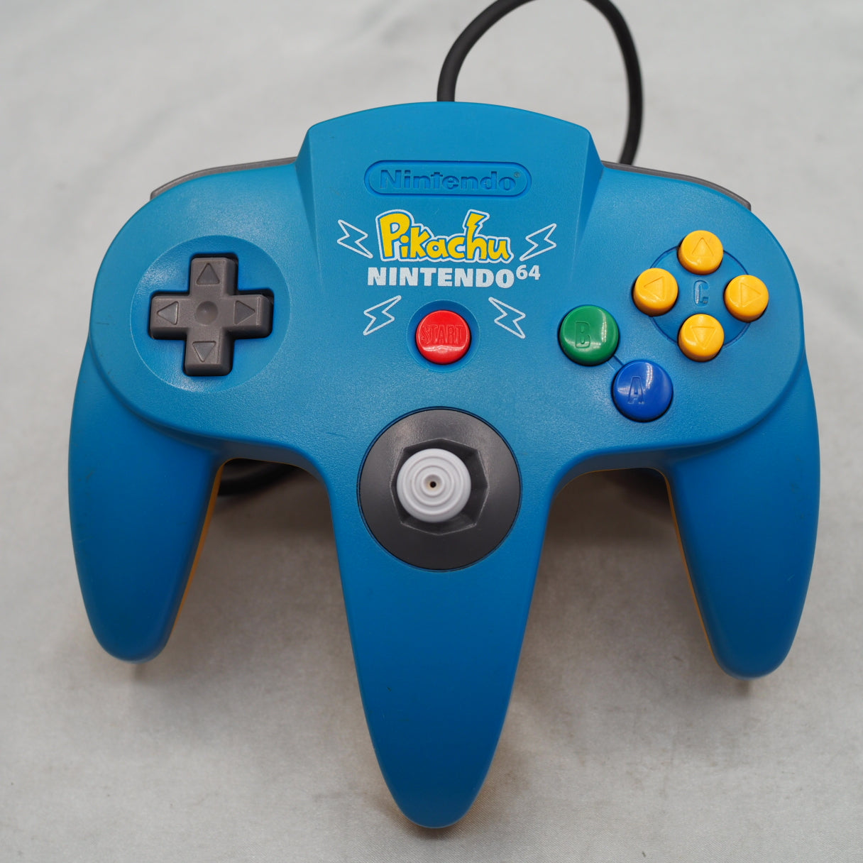 Nintendo 64 Pokemon Pikachu Console system NUS-101  [Blue] [NTSC-J]