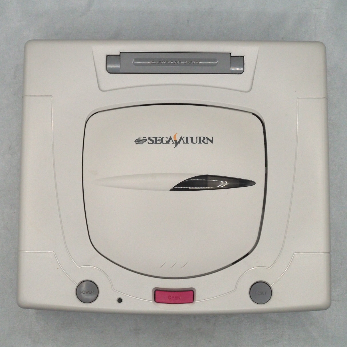 SEGA SATURN Console system HST-3220 White Boxed + Memory cartridge[NTSC-J]