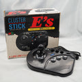 Used CLUSTER STICK E'S Fighting Controller [For Mega Drive] [Boxed] - Tested & Working