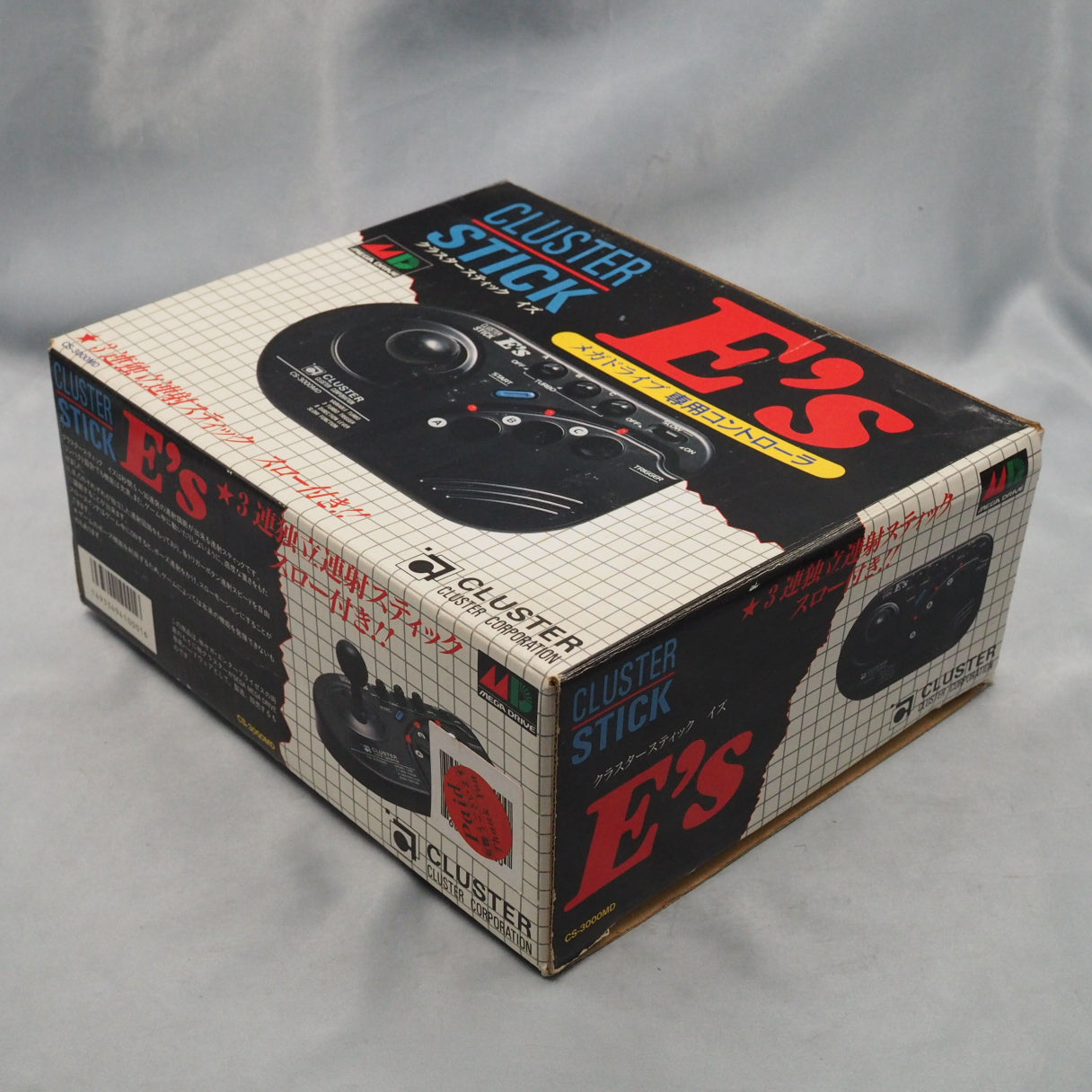 CLUSTER STICK E'S Fighting Controller [For Mega Drive] [Boxed]