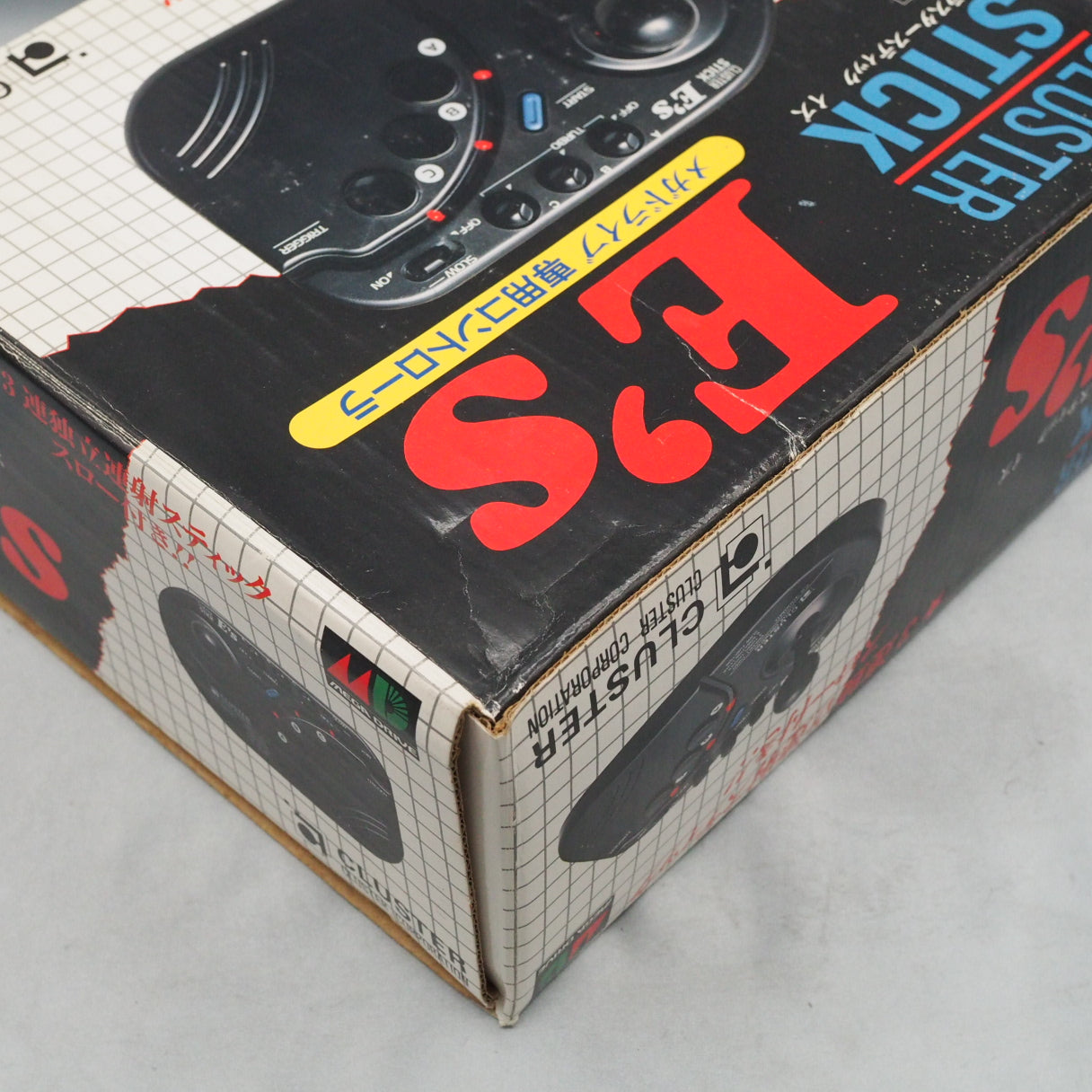 CLUSTER STICK E'S Fighting Controller [For Mega Drive] [Boxed]