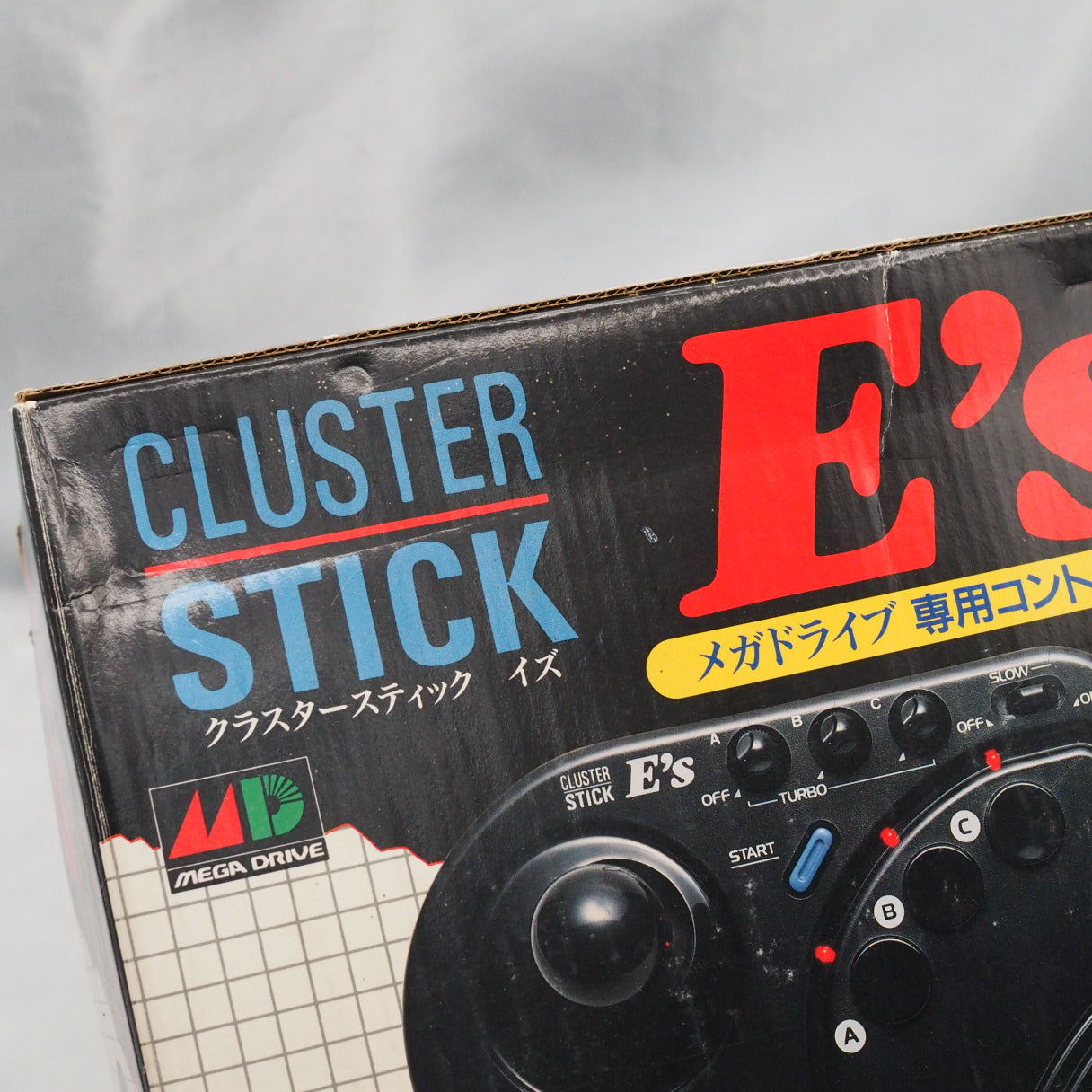 CLUSTER STICK E'S Fighting Controller [For Mega Drive] [Boxed]