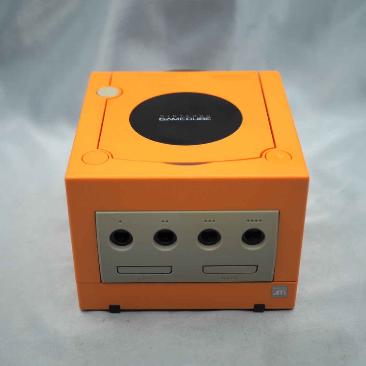 Nintendo GameCube Console System Orange + Game Boy Player [NTSC-J] [NTSC-U/C] [Modified]