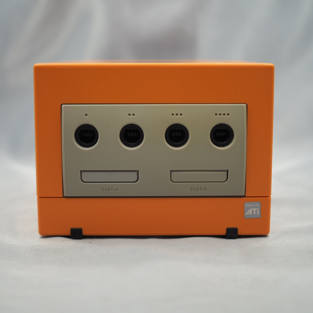 Nintendo GameCube Console System Orange + Game Boy Player [NTSC-J] [NTSC-U/C] [Modified]