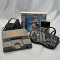 Used PC Engine CoreGrafx II + Avenue Pad 6 + STREET FIGHTER 2 DASH SET - Tested & Working