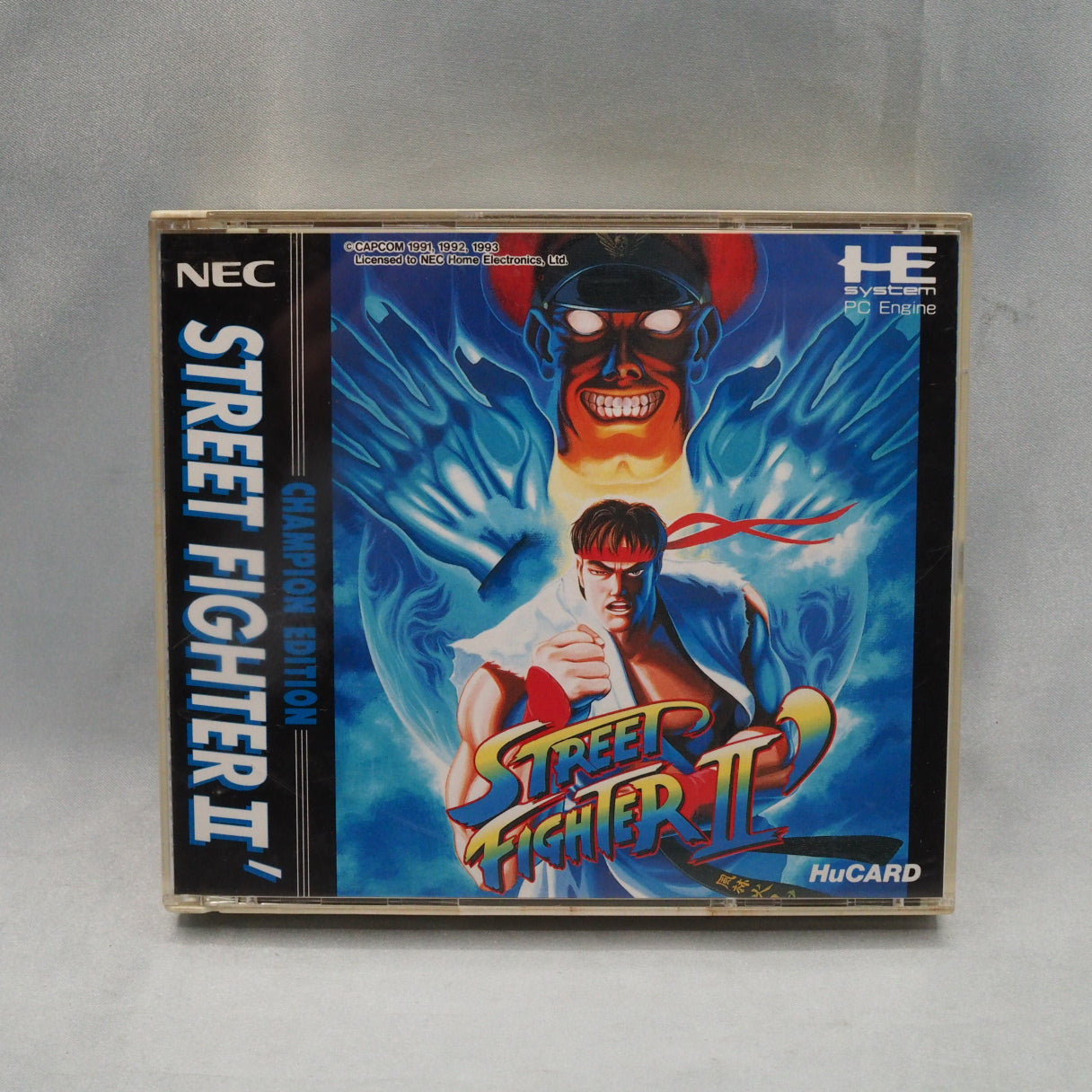 PC Engine CoreGrafx II + Avenue Pad 6 + STREET FIGHTER 2 DASH SET