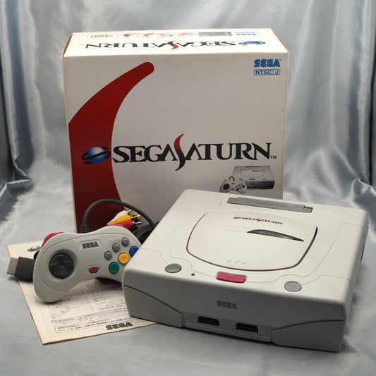 SEGA SATURN Console system HST-3220 White Boxed [NTSC-J]