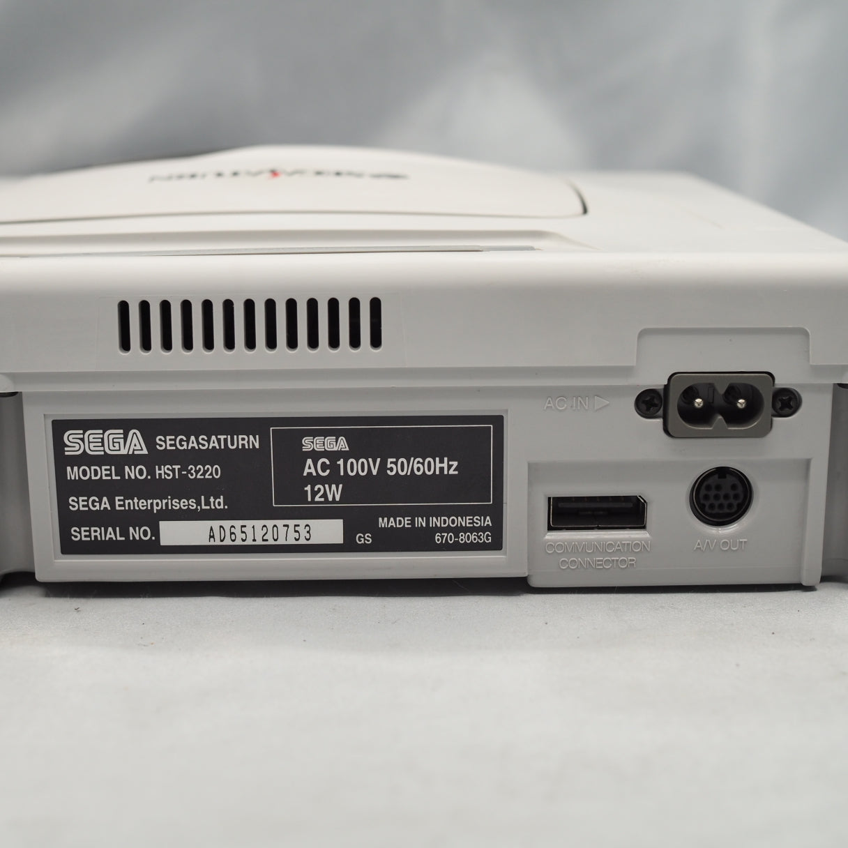 SEGA SATURN Console system HST-3220 White Boxed [NTSC-J]