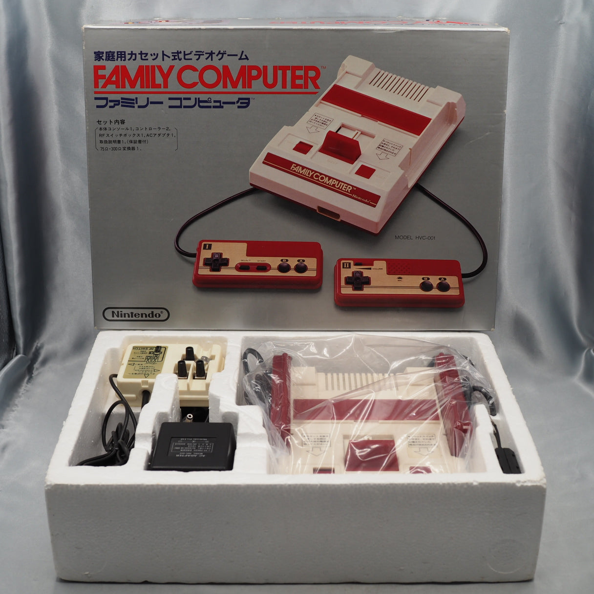 Nintendo Famicom + Disk System + 4 Games SET [Boxed]