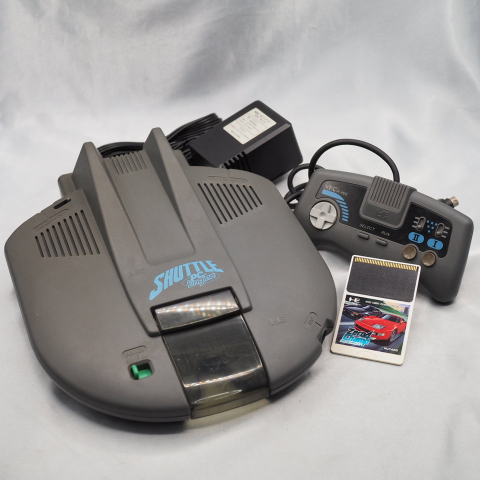 Used PC Engine SHUTTLE Console system PI-TG2 + ZERO 4 Champ SET - Tested & Working — NEC | Enjoy Game Japan