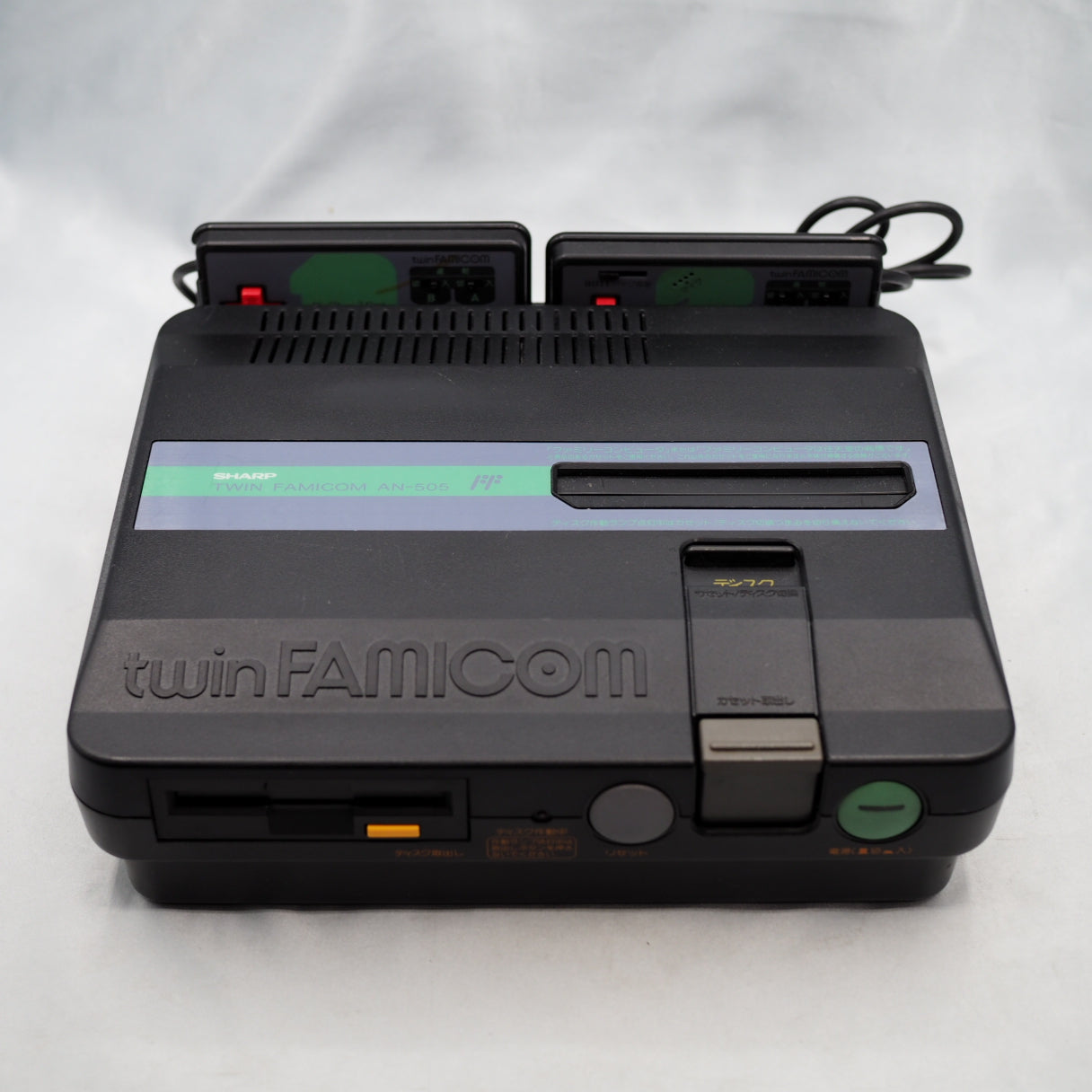 Sharp Twin Famicom Black Console AN505BK New Rubber Belt replaced [FF marked]