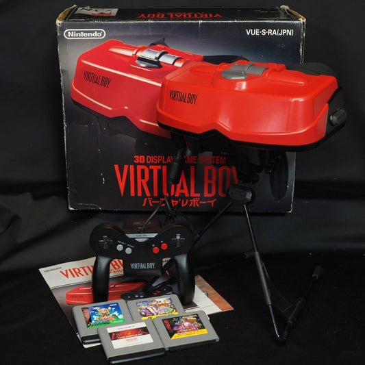 VIRTUAL BOY Nintendo 3D Display Game System Boxed W/ 4 Games Tested — Enjoy Game Japan | Enjoy Game Japan – Japanese retro console – Enjoy Game Japan