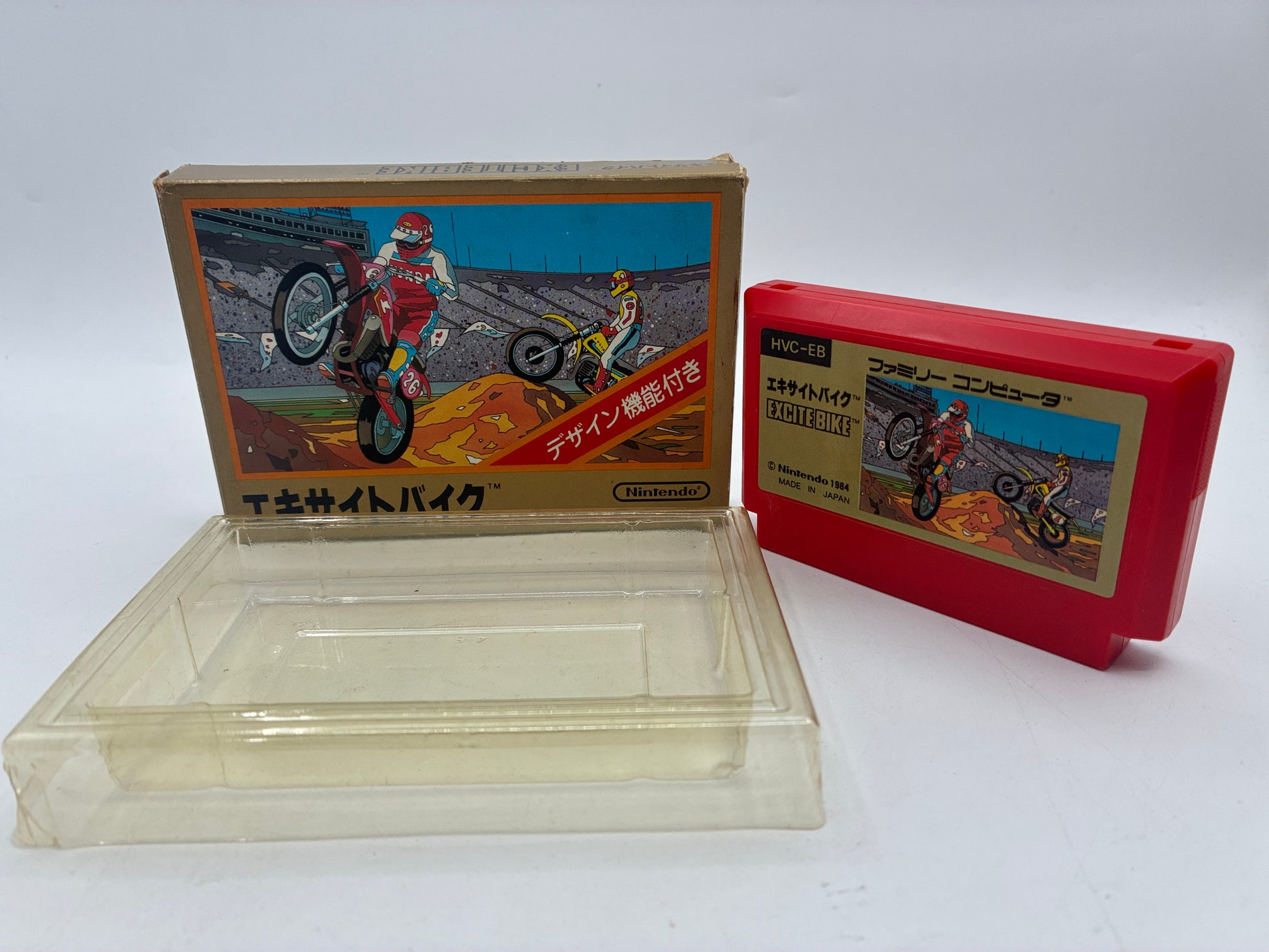 Excitebike Nintendo Famicom FC Boxed NTSC-J Japan – Japanese retro console – Enjoy Game Japan