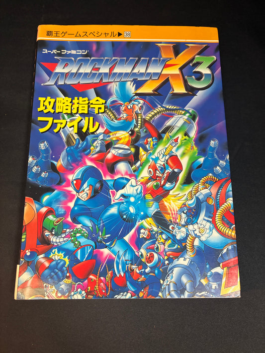 Rockman X3 Strategy Guide Super Famicom Nintendo