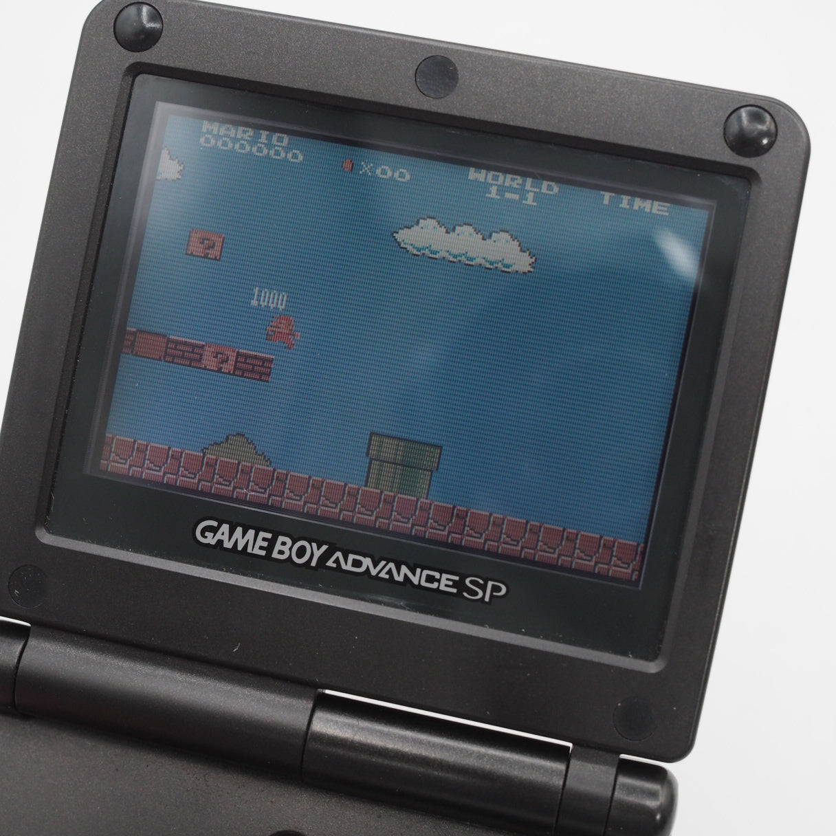 Nintendo Game Boy Advance SP Onyx Black AGS-001 Boxed NTSC-J Tested