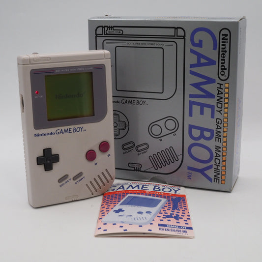 Nintendo Game Boy DMG-01 Handheld system Boxed Gray Tested DMG-CPU-04 GB – Japanese retro console – Enjoy Game Japan