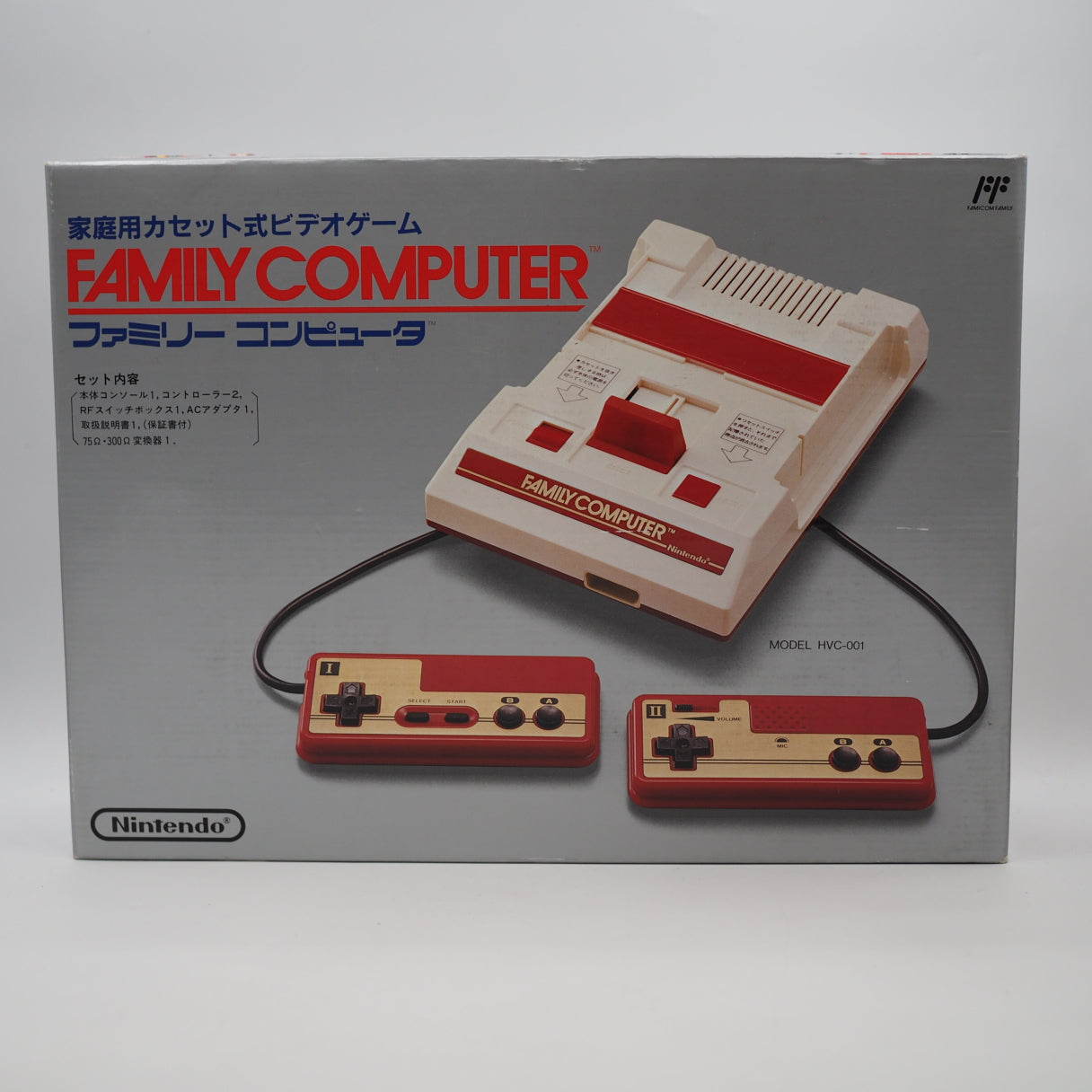 Nintendo Famicom Console System Boxed HVC-001 Tested NTSC-J Serial Match
