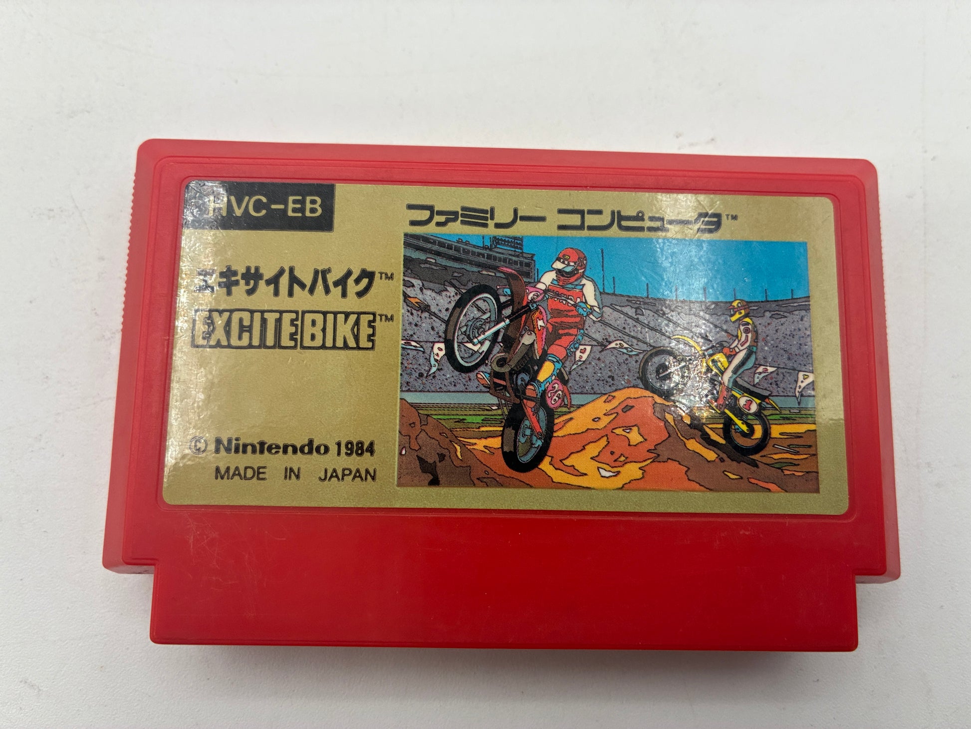 Excitebike Nintendo Famicom FC Boxed NTSC-J Japan – Japanese retro console – Enjoy Game Japan