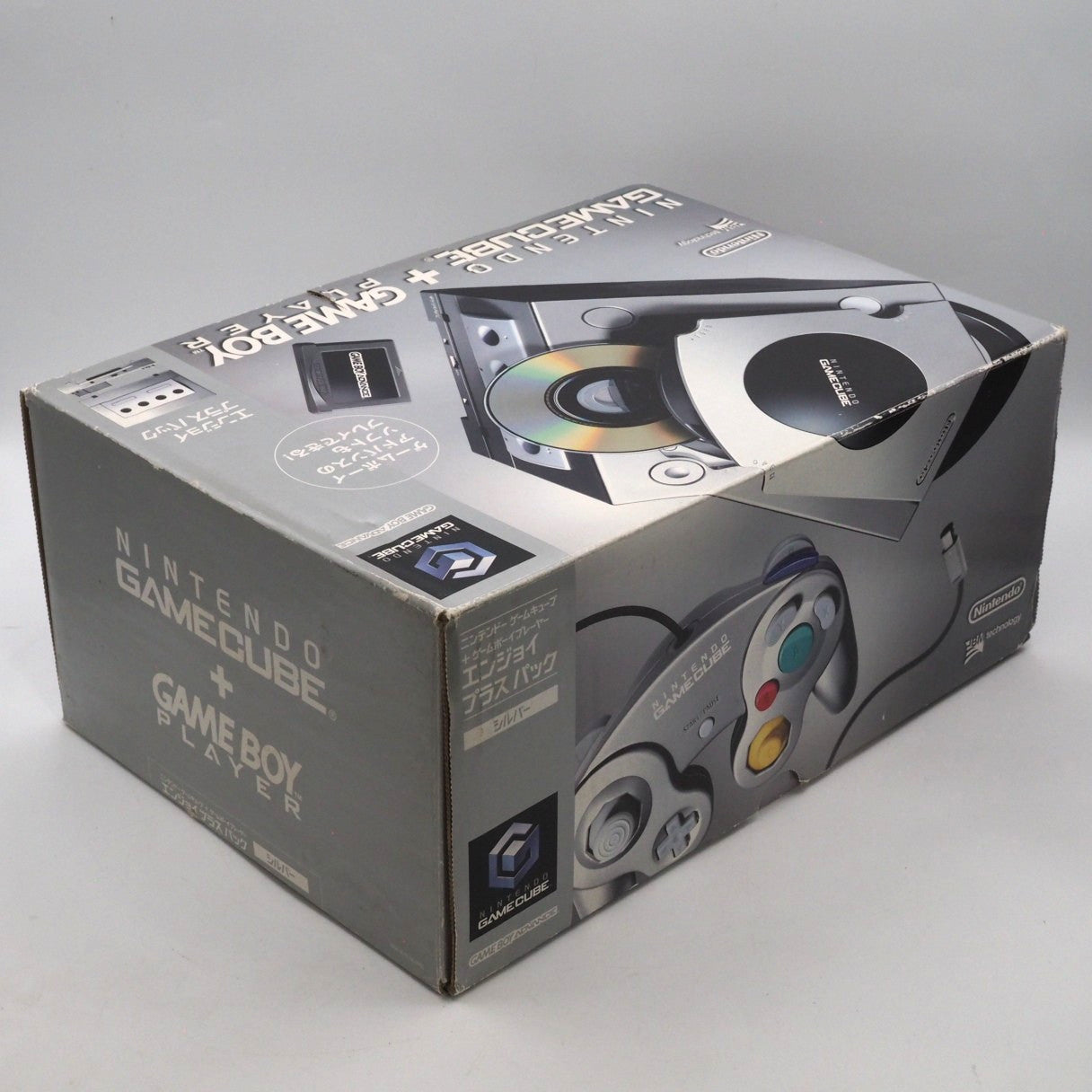 Nintendo GameCube Enjoy Game Pack Silver Console GBP Boxed Tested Serial Match
