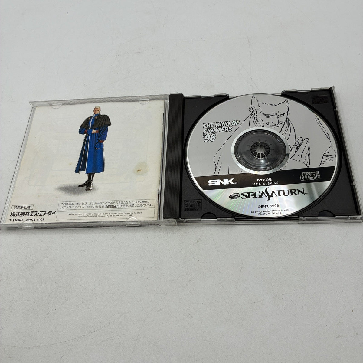 The King of Fighters '96 KOF SNK Sega Saturn SS NTSC-J Japan w/ Manual