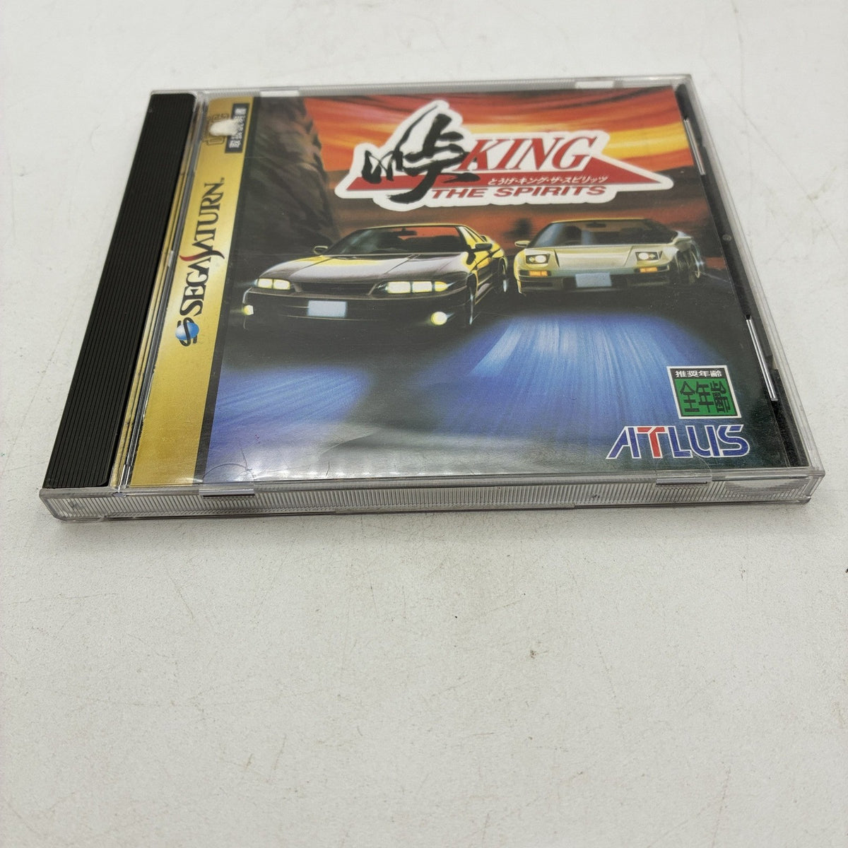 Touge King The Spirits Sega Saturn SS NTSC-J Japan Atlus Racing w/ Manual