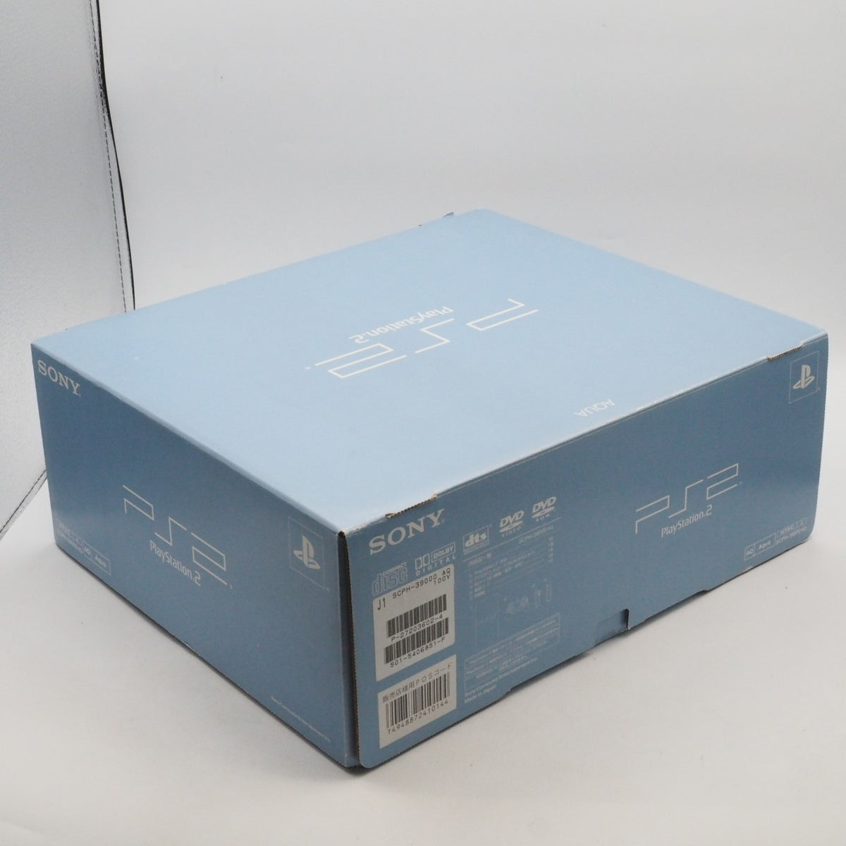 Sony PS2 Console SCPH-39000 AQ Aqua Blue Boxed Matching Serial NTSC-J Tested