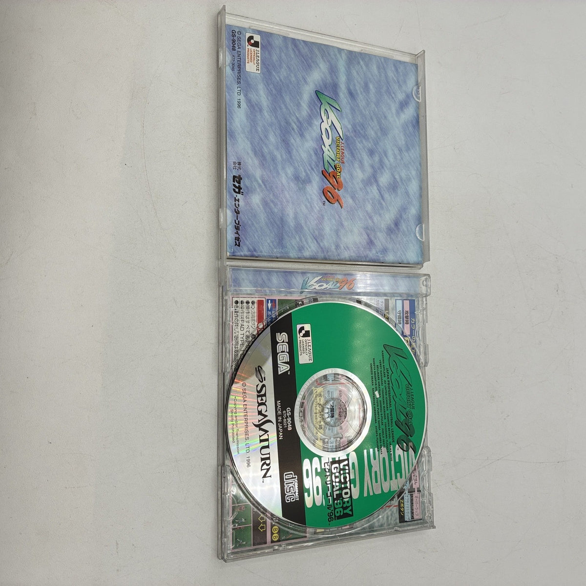 J.League Victory Goal '96 Sega Saturn SS NTSC-J Japan Soccer w/ Manual