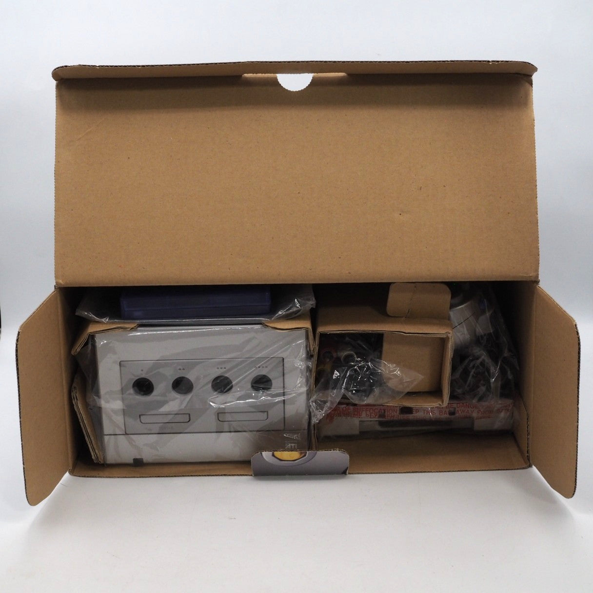 Nintendo GameCube Enjoy Game Pack Silver Console GBP Boxed Tested Serial Match