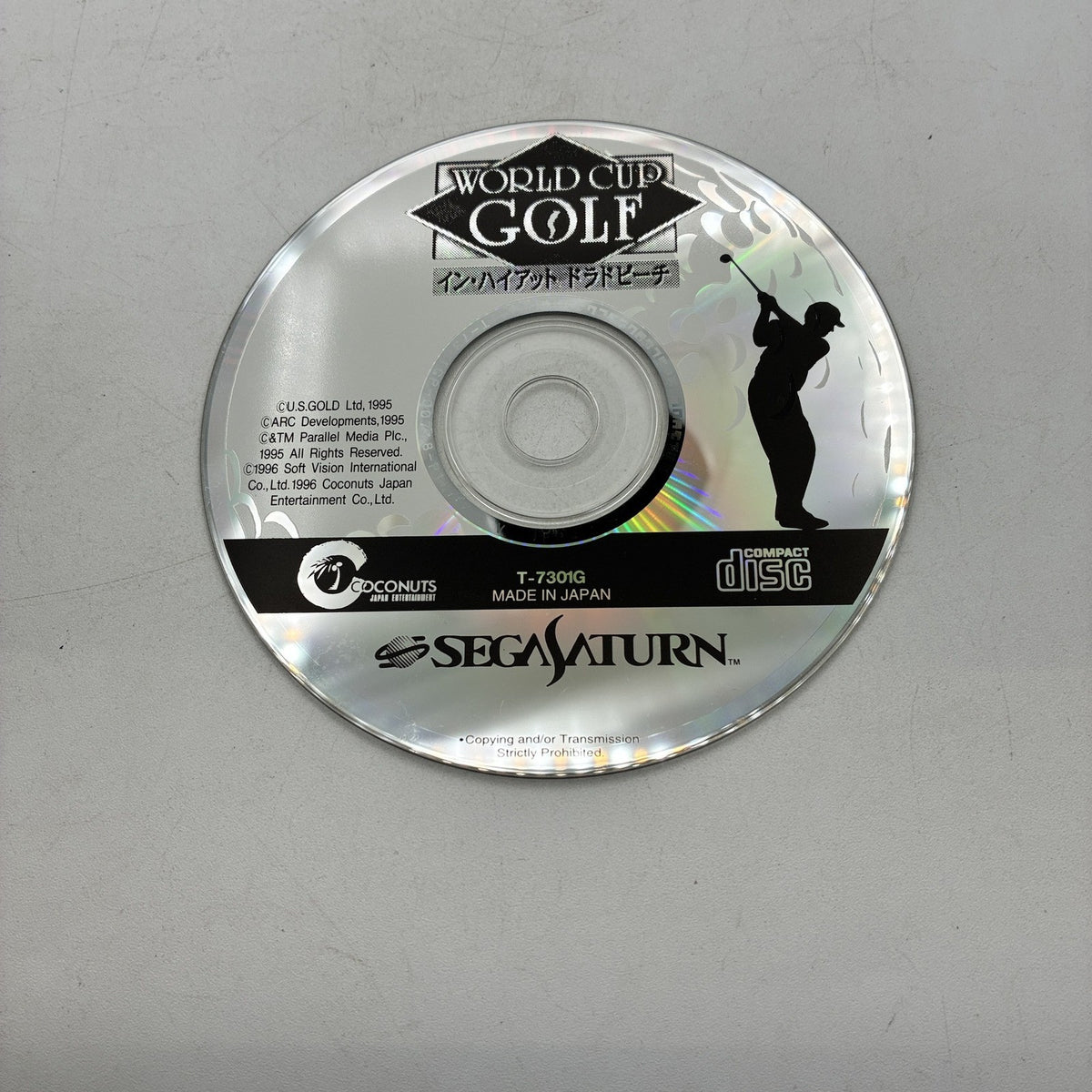 World Cup Golf in Hyatt Dorado Beach Sega Saturn SS NTSC-J Japan w/ Manual
