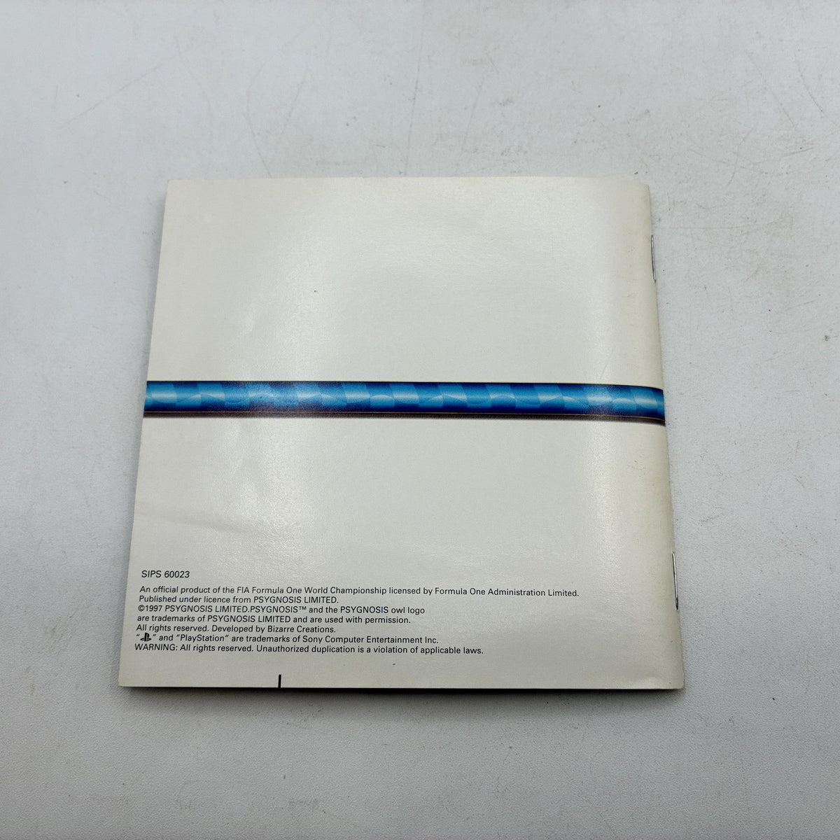 Formula 1 97 PlayStation PS1 NTSC-J Japan SIPS-60023 w/ 2 Manuals