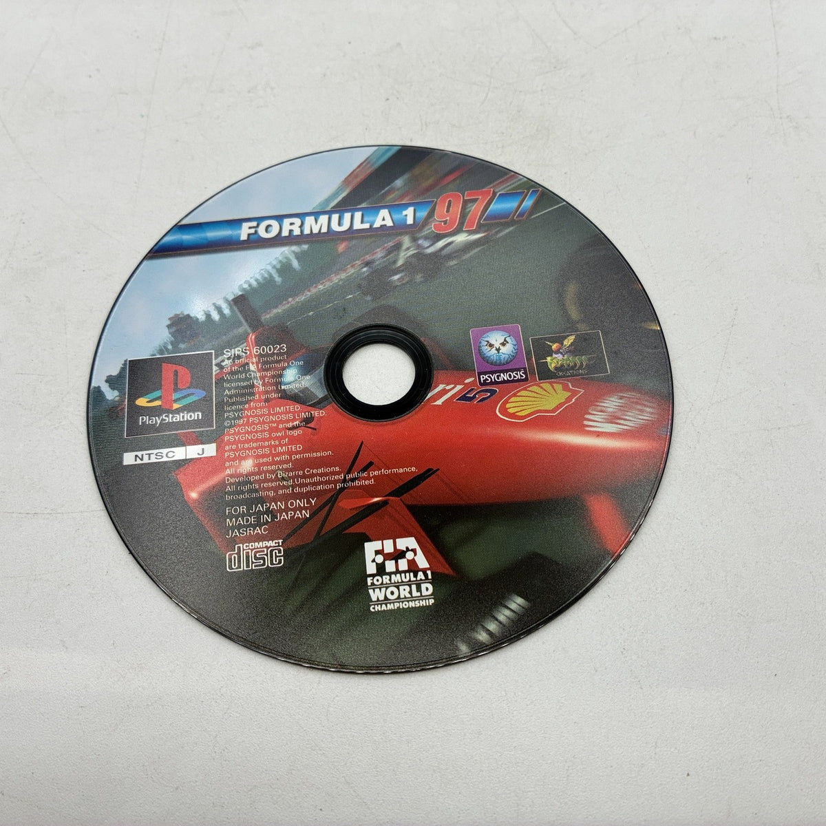 Formula 1 97 PlayStation PS1 NTSC-J Japan SIPS-60023 w/ 2 Manuals