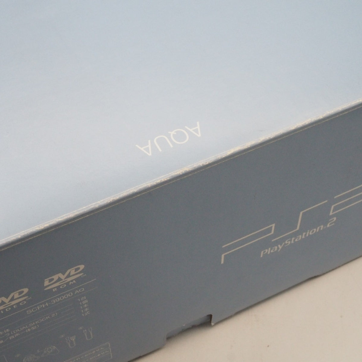 Sony PS2 Console SCPH-39000 AQ Aqua Blue Boxed Matching Serial NTSC-J Tested