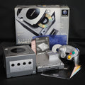 Nintendo GameCube Enjoy Game Pack Silver Console GBP Boxed Tested Serial Match